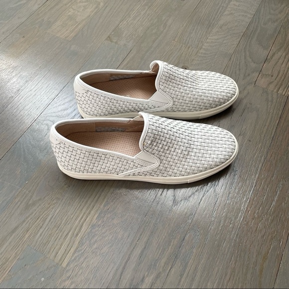J/Slide woven white loafer sneakers -sz 7 - Picture 4 of 5